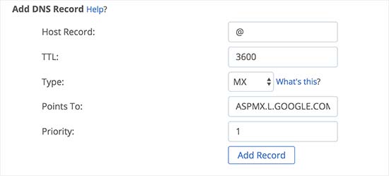 Añadir registros MX a tu nombre de dominio