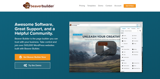 Beaver Builder el mejor plugin de construcción de páginas de WordPress