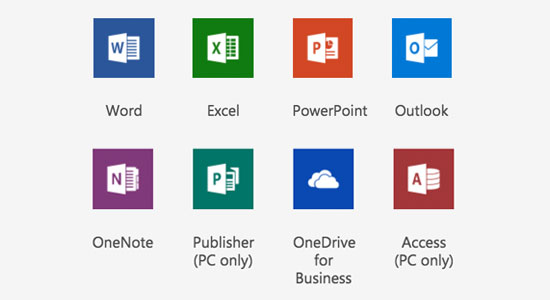 Aplicaciones de Office 365