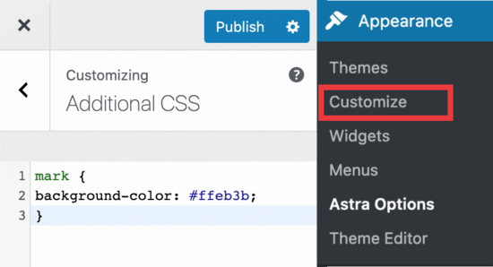 Ajustes CSS personalizados