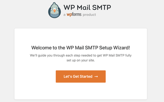 El asistente de configuración de WP Mail SMTP se iniciará automáticamente