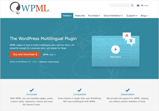 WPML Mejor Plugin Multilingüe de WordPress y Compañía