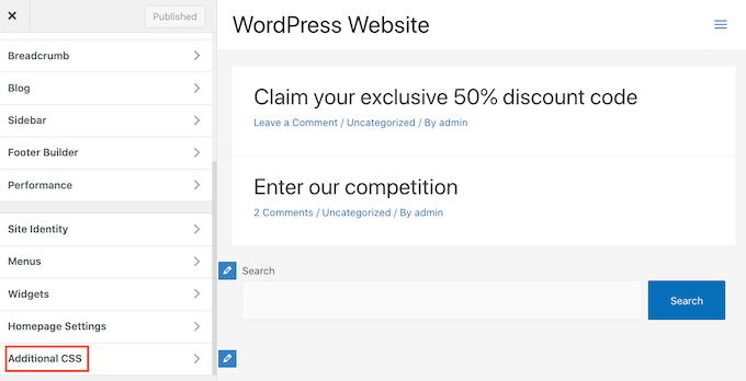 Añadir CSS a tu sitio web de WordPress