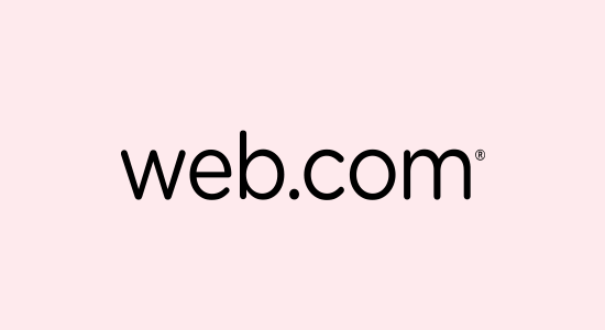 Web.com - Logotipo del constructor de sitios web