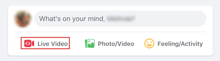¿Qué tienes en mente en la barra de estado de Facebook?