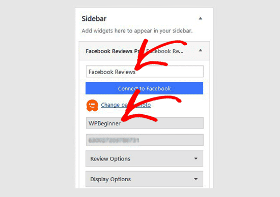 Widget Pro de Reseñas de Facebook