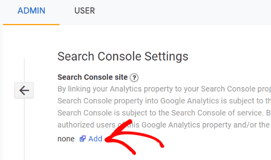 Añadir consola de búsqueda