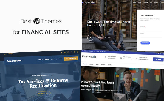 Los mejores temas de WordPress para sitios financieros