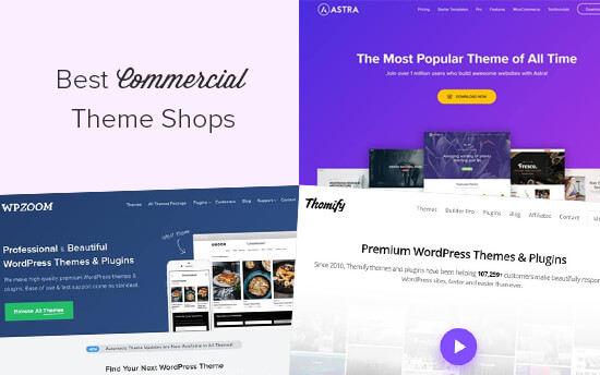 Las mejores tiendas de temas comerciales de WordPress