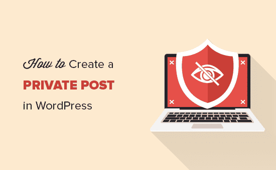 Creación de un post privado en WordPress