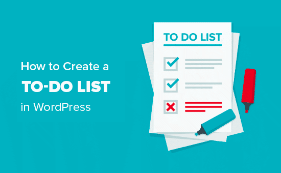 Crear una lista de tareas en WordPress