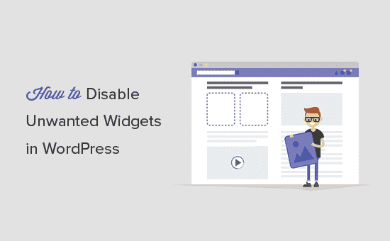 Eliminar los widgets no deseados en WordPress