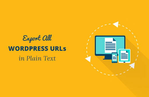 Exportar todas las URLs de WordPress en texto plano