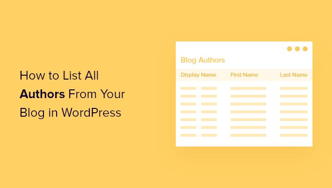 Cómo listar todos los autores de tu blog en WordPress