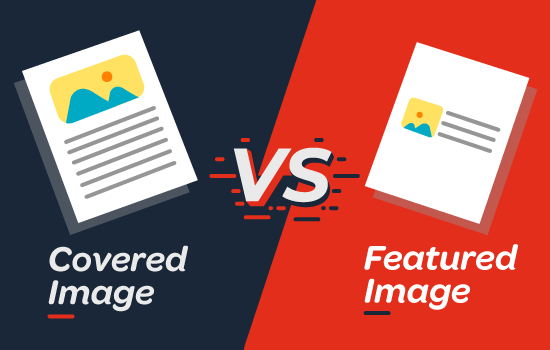 Imagen de portada vs. Imagen destacada - Editor de bloques de WordPress