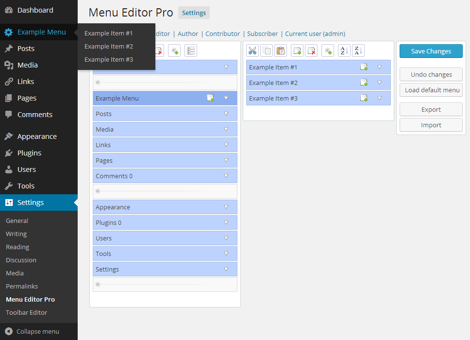 menu-editor-pro
