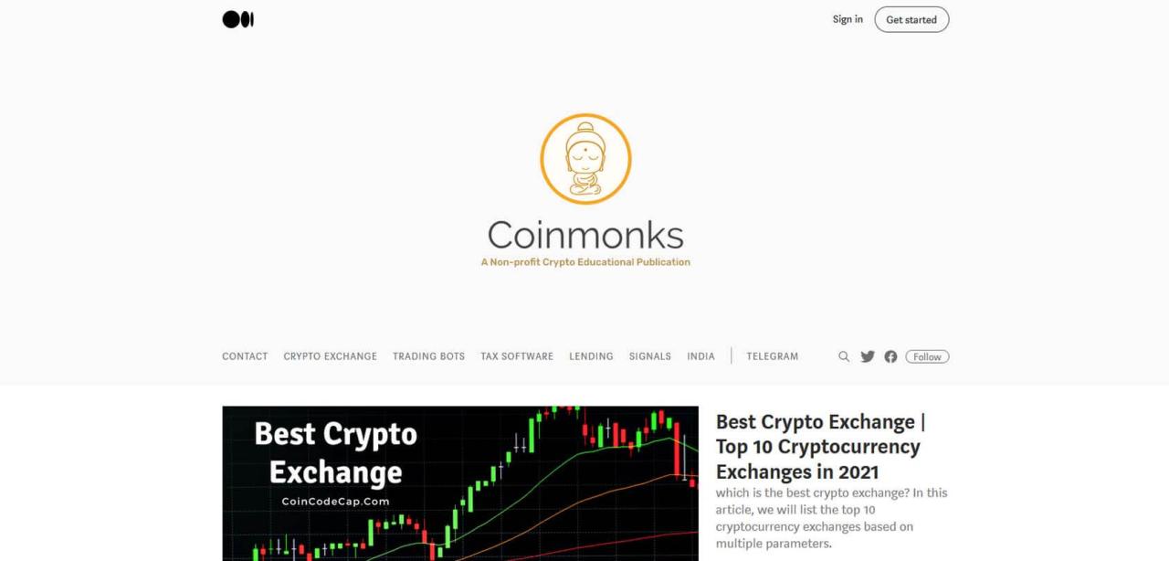 Página de Coinmonks