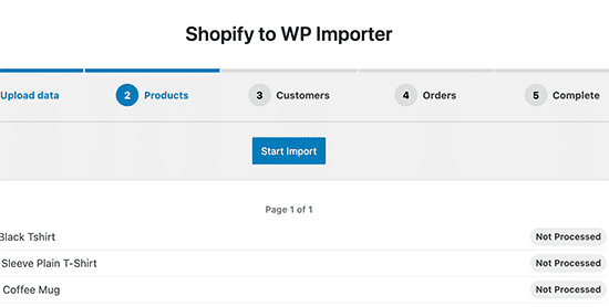 Importar productos de Shopify a WooCommerce