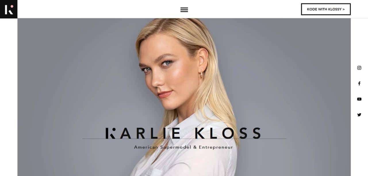 Página de Karlie Kloss