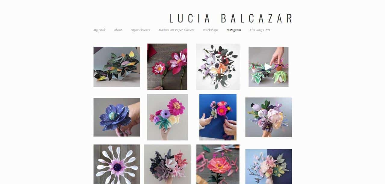 Página de Lucia Balcazaar