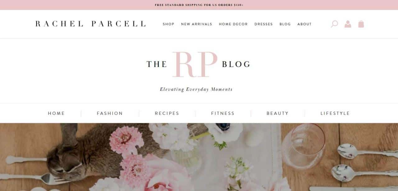 Página de Rachel Parcell