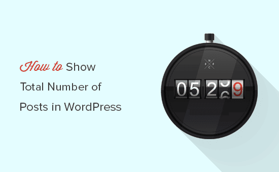 Mostrar el número total de entradas en WordPress