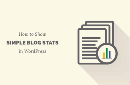 Añadir estadísticas sencillas en el blog de WordPress