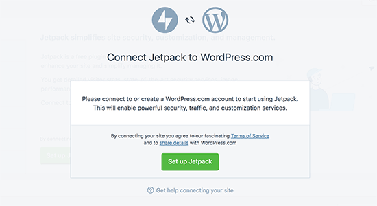 Conectar JetPack a WordPress.com