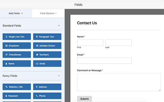 Crear un formulario de contacto en WordPress