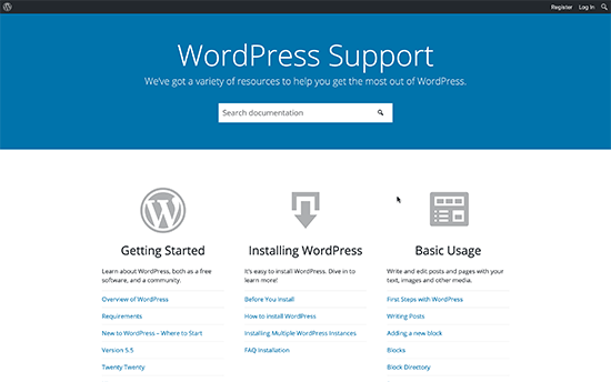 Foros de soporte de WordPress