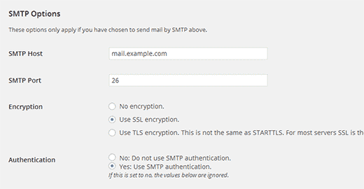 Configuración SMTP de WP Mail