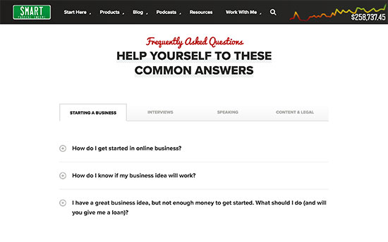Añade preguntas frecuentes a tu página de contacto