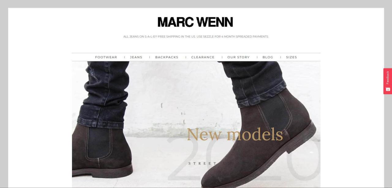 Página web de Marc Wenn