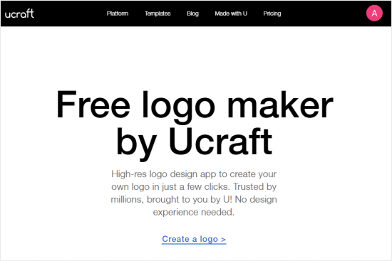 Creador de logotipos de Ucraft