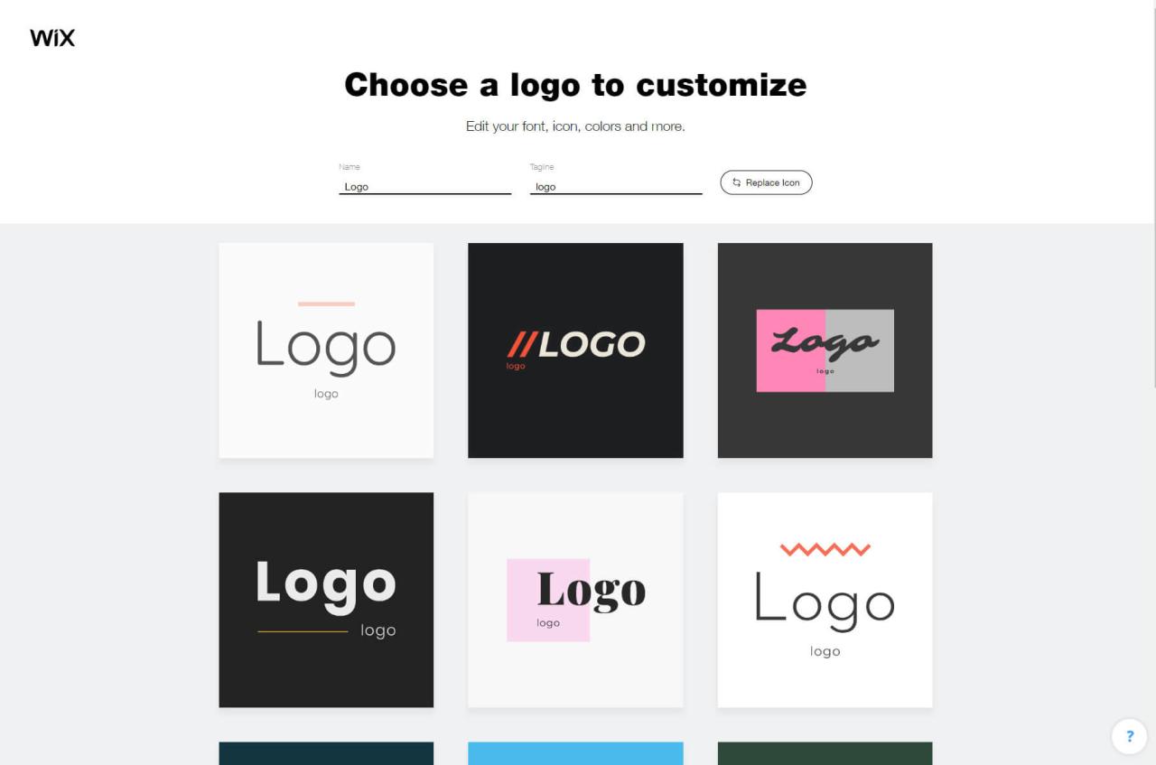 Elige un logotipo para personalizarlo