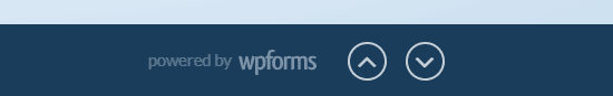 WPForms Branding en la página de aterrizaje del formulario conversacional