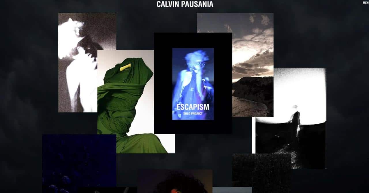 Página web de Calvin Pausania