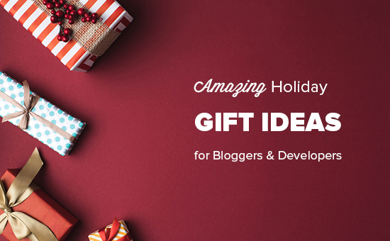 Increíbles ideas de regalos navideños para blogueros, diseñadores y desarrolladores