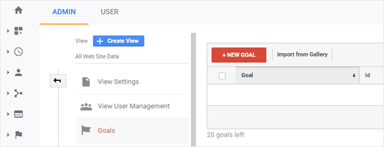Añadir tu nuevo objetivo en Google Analytics