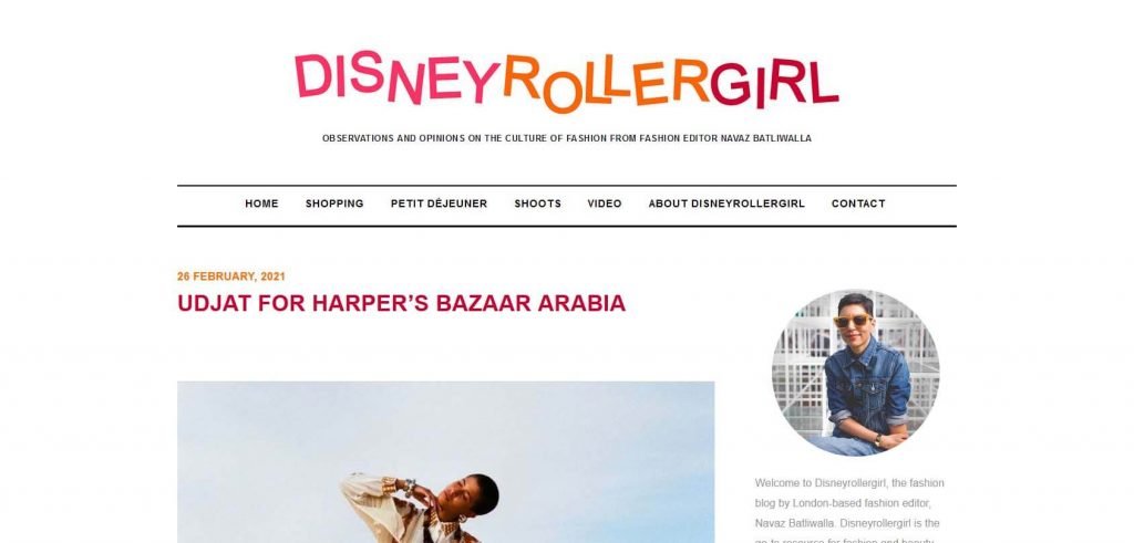 Página de Disney Roller Girl