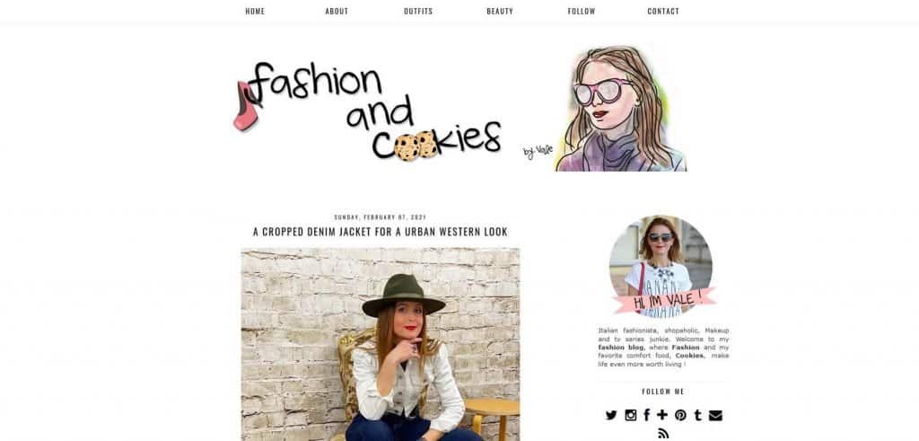 Página web de Moda y Galletas