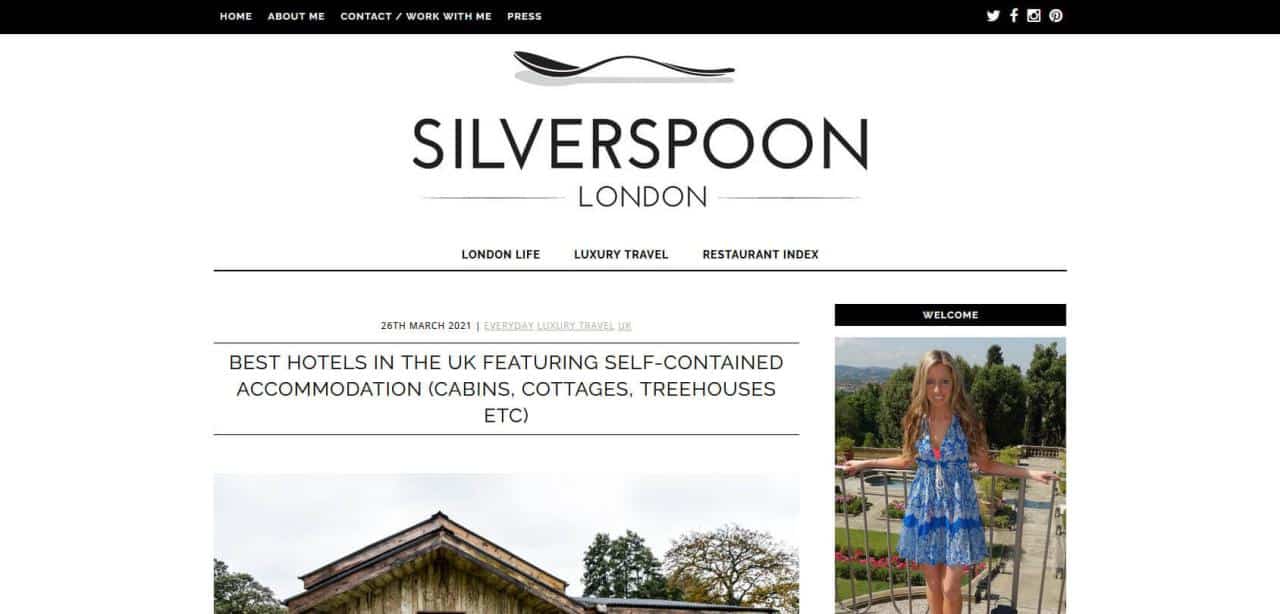 Página web de SilverSpoon London