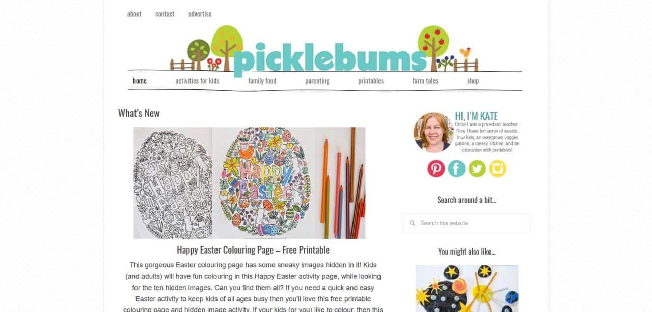 Página de Picklebums