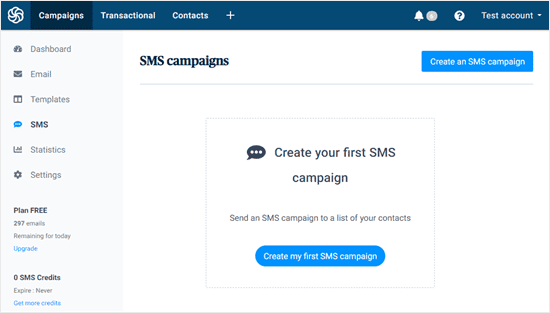 Crea tu primera campaña de SMS